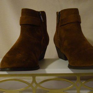 Suede-like booties